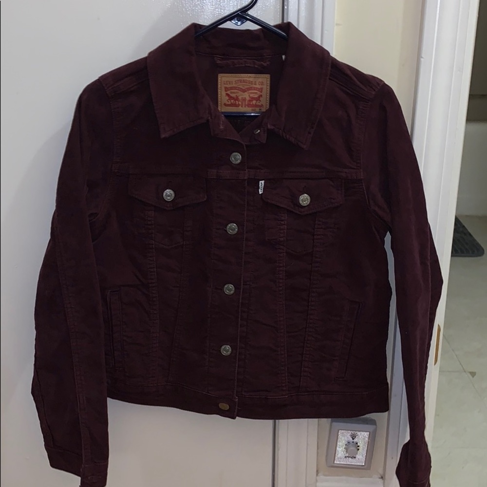 Maroon Levi jacket